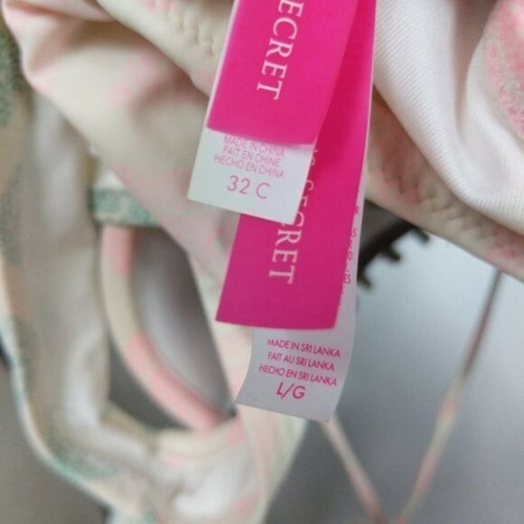 Victoria's Secret Pom Pom Tassel Bikini Set 32C L - Picture 6 of 7